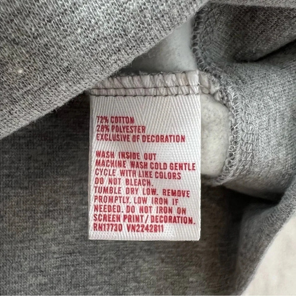 Mossimo NWT Gray Heart Key Printed Zip Hoodie - Picture 8 of 8